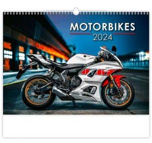 Nástenný kalendár Motorbikes - Reklamnepredmety
