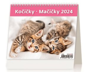 Stolový kalendár Mačičky - Reklamnepredmety