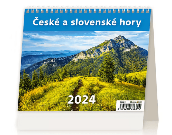Stolový kalendár České a slovenské hory