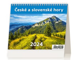 Stolový kalendár České a slovenské hory - Reklamnepredmety