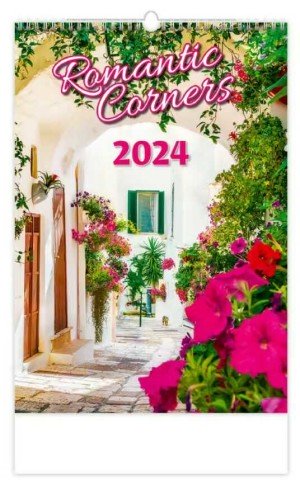 Nástenný kalendár Romantic Corners - Reklamnepredmety