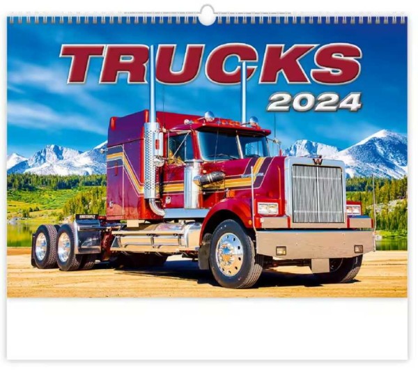 Nástenný kalendár Trucks