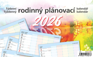 Kalendár Týždenný rodinný plánovací kalendár - Reklamnepredmety