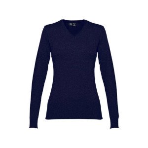 MILAN WOMEN. Dámsky sveter s výstrihom do V - Reklamnepredmety