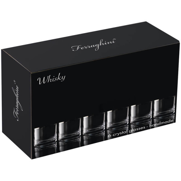 Sada 6 whisky pohárov