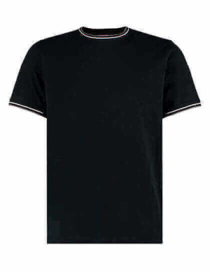 K519 Fashion Fit Tipped Tee - Reklamnepredmety