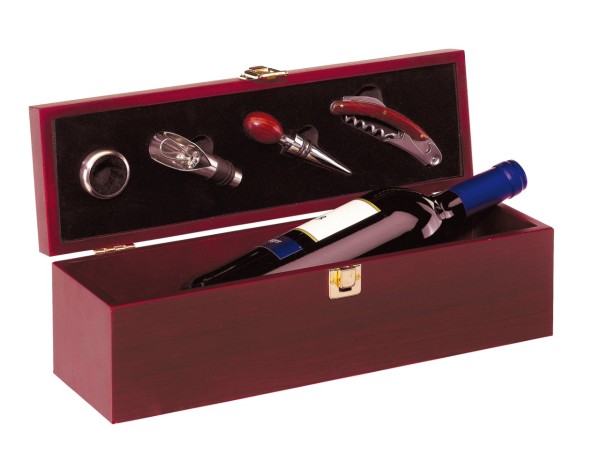 Bordeaux Drevený box na 1 fľašu