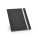 A4 folder. Imitation leather and metal. - 92064_43 - variant St 9206443 Nickel
