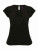 W597 Ladies` Pleat Front Short Sleeve Blouse - W597_Black - variant Ls 1000277413