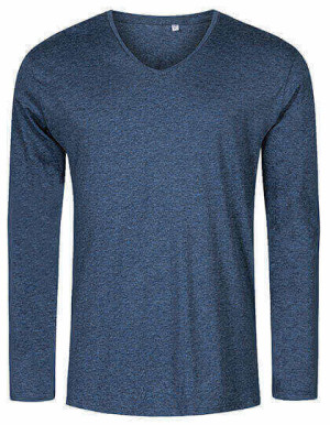 XO1460 Men´s V-Neck T-Shirt Longsleeve - Reklamnepredmety