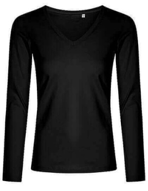 XO1560 Women´s V-Neck T-Shirt Longsleeve - Reklamnepredmety