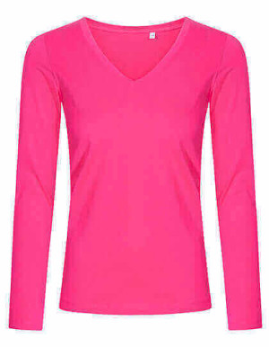 XO1560 Women´s V-Neck T-Shirt Longsleeve - Reklamnepredmety