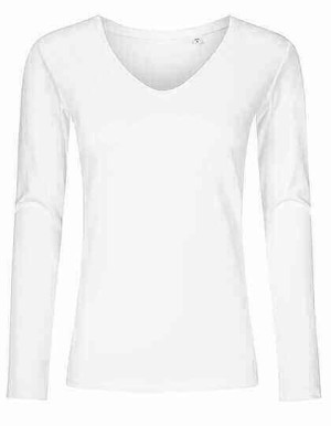 XO1560 Women´s V-Neck T-Shirt Longsleeve - Reklamnepredmety