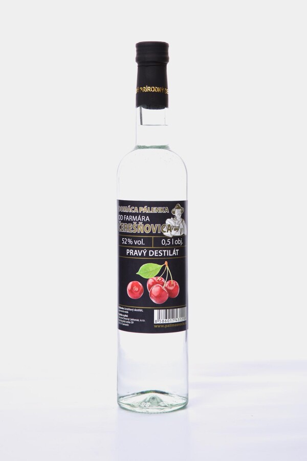 Domáca pálenka od FARMÁRA - Čerešňovica 52%, 500 ml