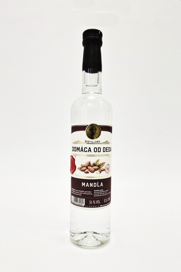 Domáca pálenka od deda Mandľa 36 %, 500 ml