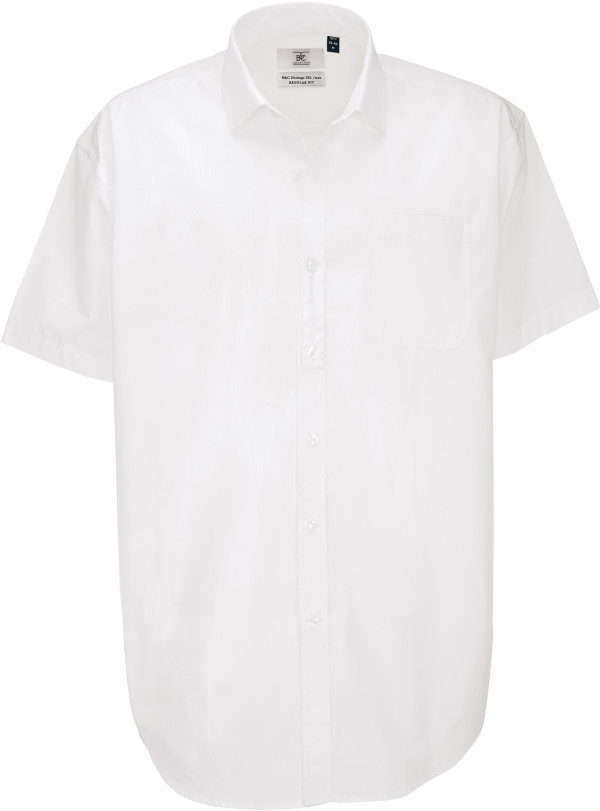 B&C | Popelínová košeľa s krátkym rukávom Heritage SSL / pánska