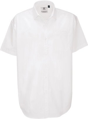 B&C | Popelínová košeľa s krátkym rukávom Heritage SSL / pánska - Reklamnepredmety