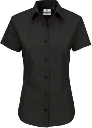 B&C | Popelínová košeľa s krátkym rukávom Heritage SSL / dámska - Reklamnepredmety