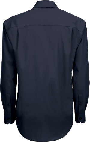 B&C | Popelínová košeľa s dlhým rukávom Smart LSL / pánska - Reklamnepredmety