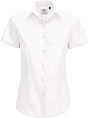 B&C | Popelínová košeľa s krátkym rukávom Smart SSL / dámska - Reklamnepredmety