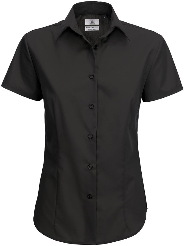 B&C | Popelínová košeľa s krátkym rukávom Smart SSL / dámska
