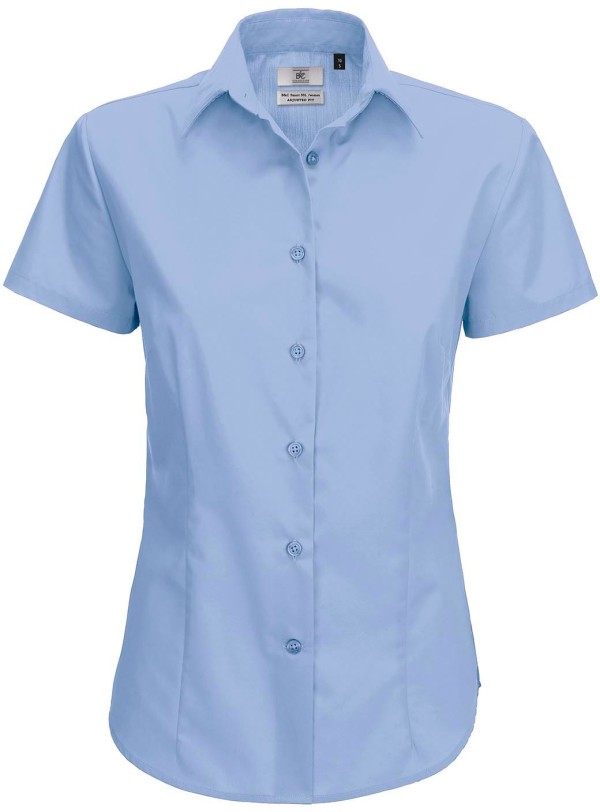 B&C | Popelínová košeľa s krátkym rukávom Smart SSL / dámska