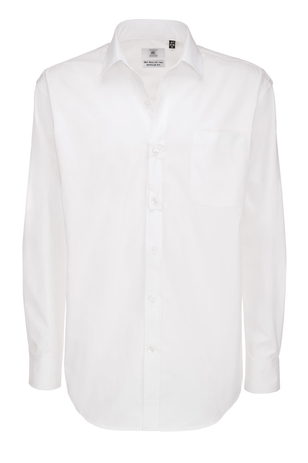 B&C | Keprová košeľa s dlhým rukávom Sharp LSL / pánska