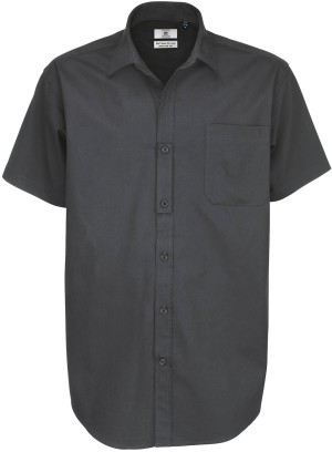 B&C | Keprová košeľa s krátkym rukávom Sharp SSL / pánska - Reklamnepredmety