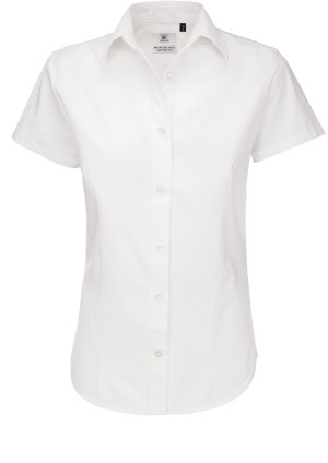 B&C | Keprová košeľa s krátkym rukávom Sharp SSL / dámska - Reklamnepredmety