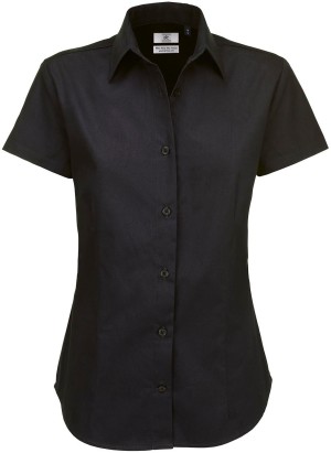 B&C | Keprová košeľa s krátkym rukávom Sharp SSL / dámska - Reklamnepredmety