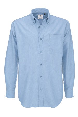 B&C | Pánska košeľa s dlhým rukávom Oxford LSL - Reklamnepredmety