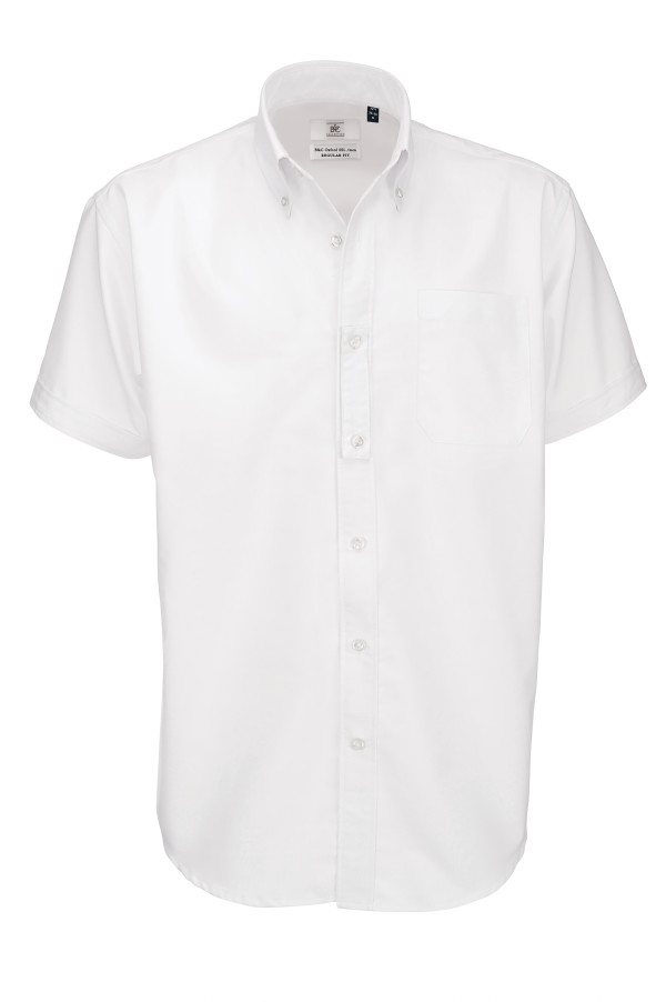 B&C | Pánska košeľa s krátkym rukávom Oxford SSL