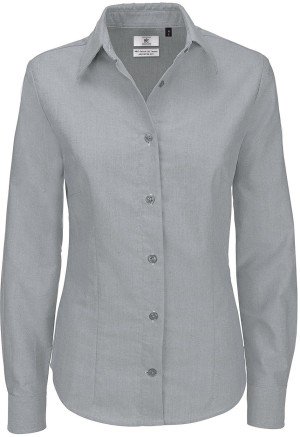 B&C | Dámska košeľa s dlhým rukávom Oxford LSL - Reklamnepredmety