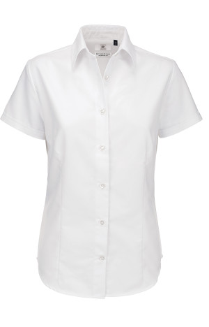 B&C | Dámska košeľa s krátkym rukávom Oxford SSL - Reklamnepredmety