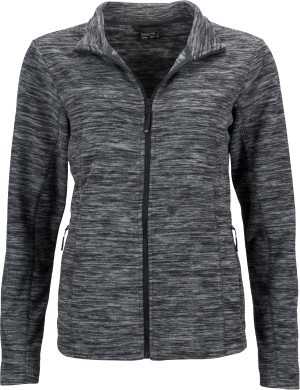 James & Nicholson | Dámska melange fleece bunda JN 769 - Reklamnepredmety