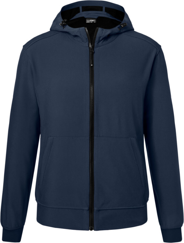 Pánska softshell bunda s kapucňou