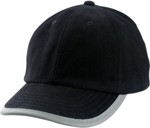 Šiltovka 6 panelov, nižší profil, reflexné prvky