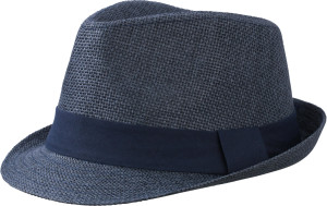 Štýlový letný klobúk s kontrastnou páskou - Reklamnepredmety