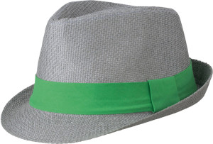 Štýlový letný klobúk s kontrastnou páskou - Reklamnepredmety