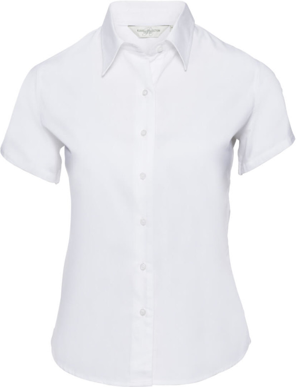 917F Dámska krepová košeľa s krátkym rukávom