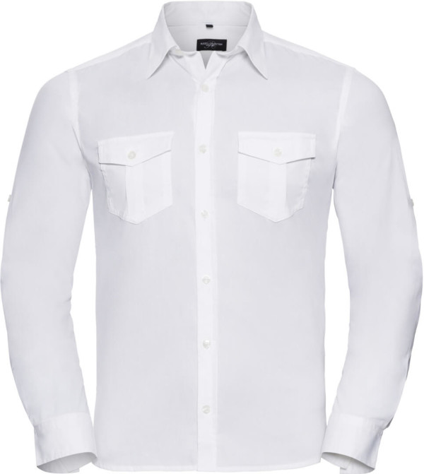 918M Pánska košeľa Twill