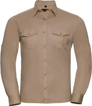 918M Pánska košeľa Twill