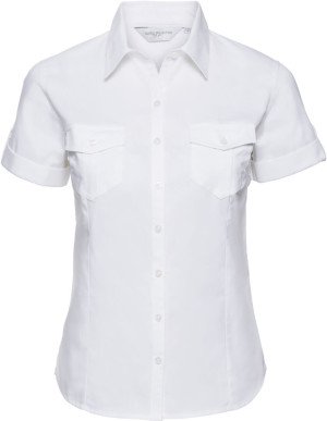 919F Dámska košeľa Twill s krátkym rukávom - Reklamnepredmety