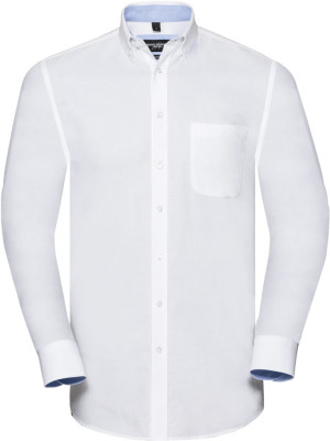 920M Pánska košeľa Washed Oxford s dlhým rukávom - Reklamnepredmety