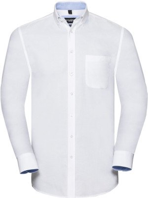 920M Pánska košeľa Washed Oxford s dlhým rukávom - Reklamnepredmety