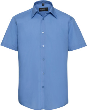 925M Pánska popelínová košeľa s krátkym rukávom - Reklamnepredmety