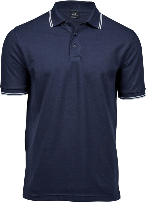 Pánske Heavy Luxus Stretch Stripe Polo tričko