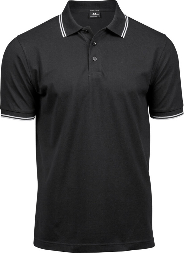 Pánske Heavy Luxus Stretch Stripe Polo tričko