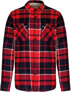 Flanelová košeľa s sherpa fleece podšívkou - Reklamnepredmety