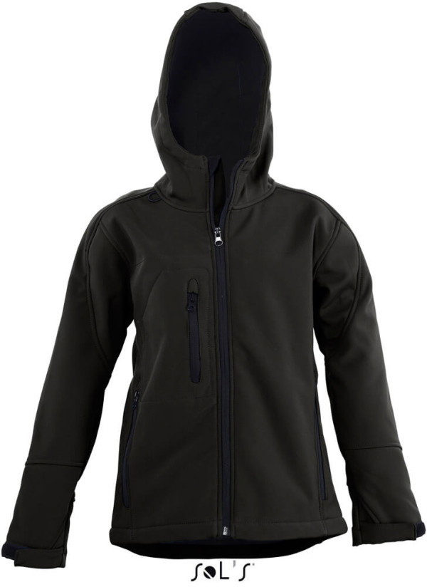 Replay Kids Detská 3-vrstvová softshellová bunda s kapucňou